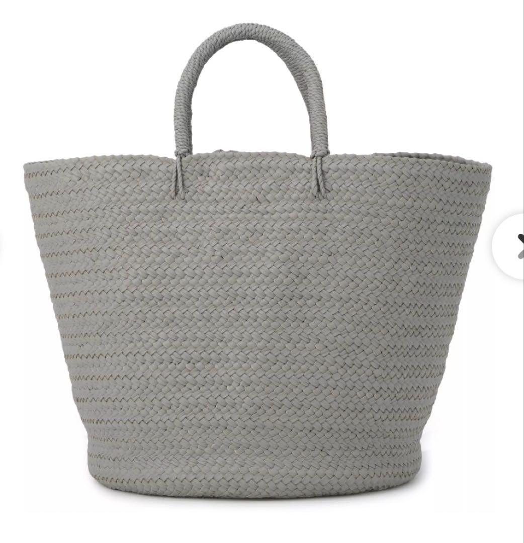 【CHINA】Aeta カウレザーバッグ　グレーベージュ　Lサイズ