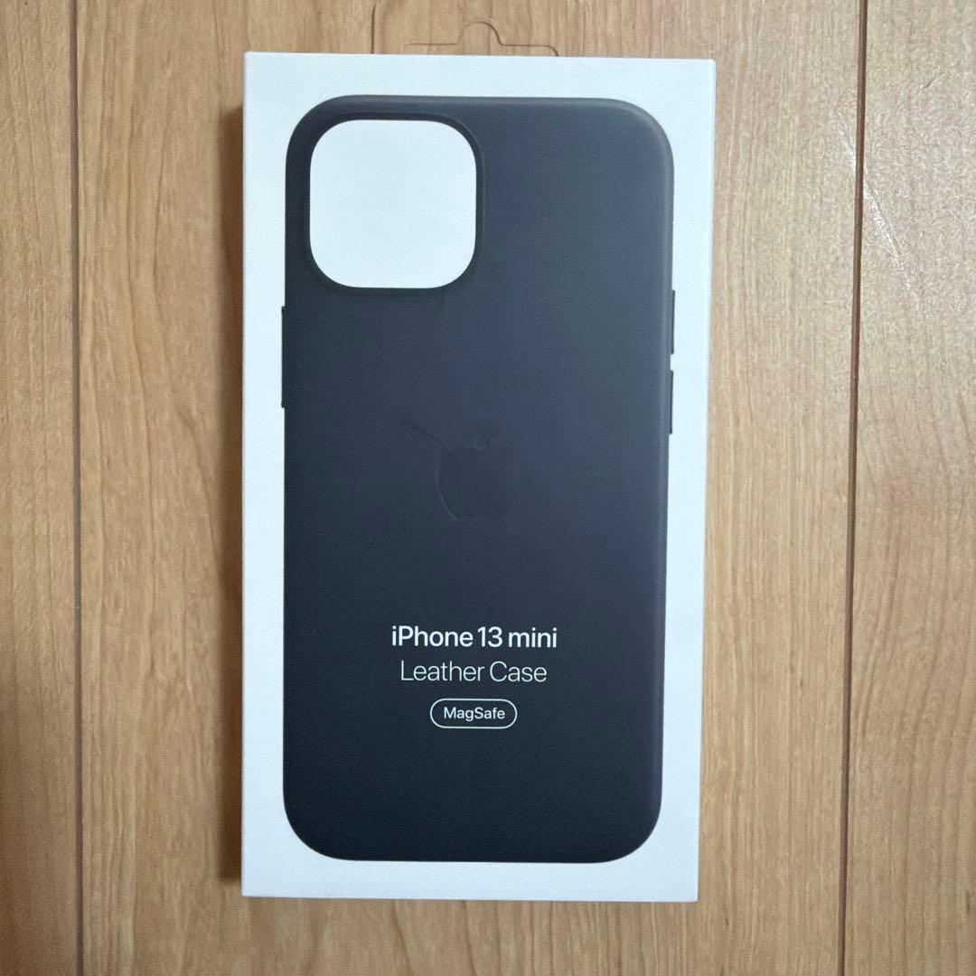 Apple純正 iPhone 13 mini レザーケース ミッドナイト