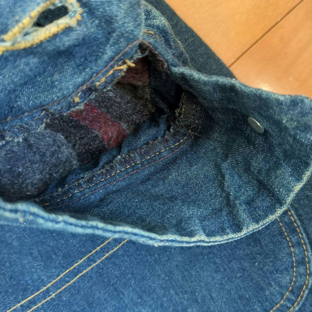 USA製 80s ROEBUCKS 裏ブランケット デニムカバーオール M