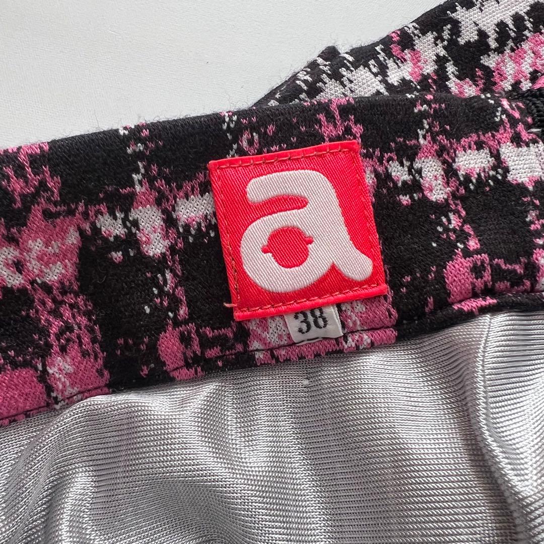 【未使用】ARCHIVIO アルチビオ　セットアップ　ニット　チェック　ゴルフ