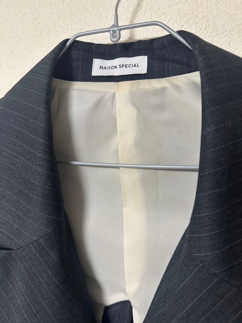 メゾンスペシャル ストライプ テーラードジャケット