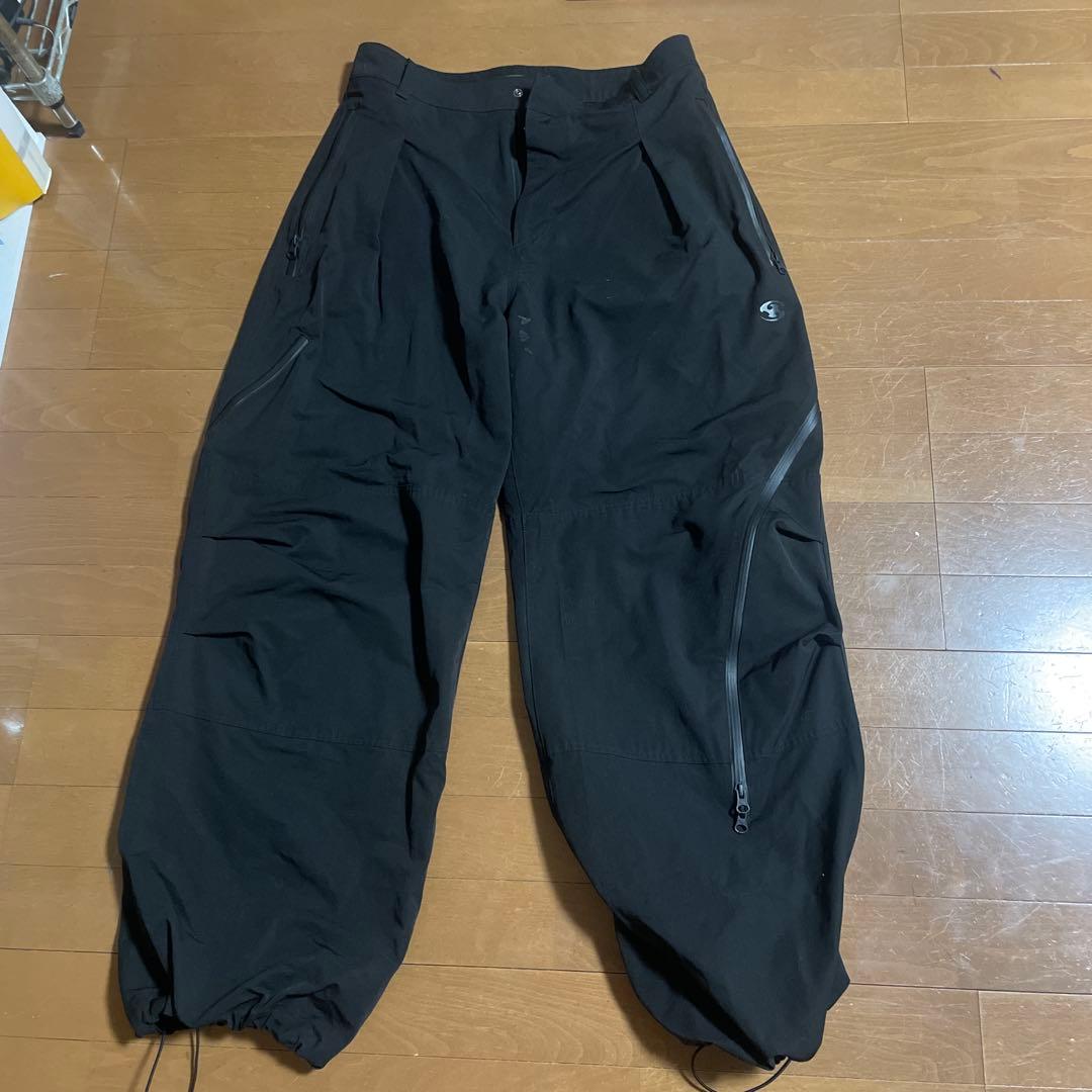 パンツ sansangear AFFINE CURVE PANTS_a [BLACK]