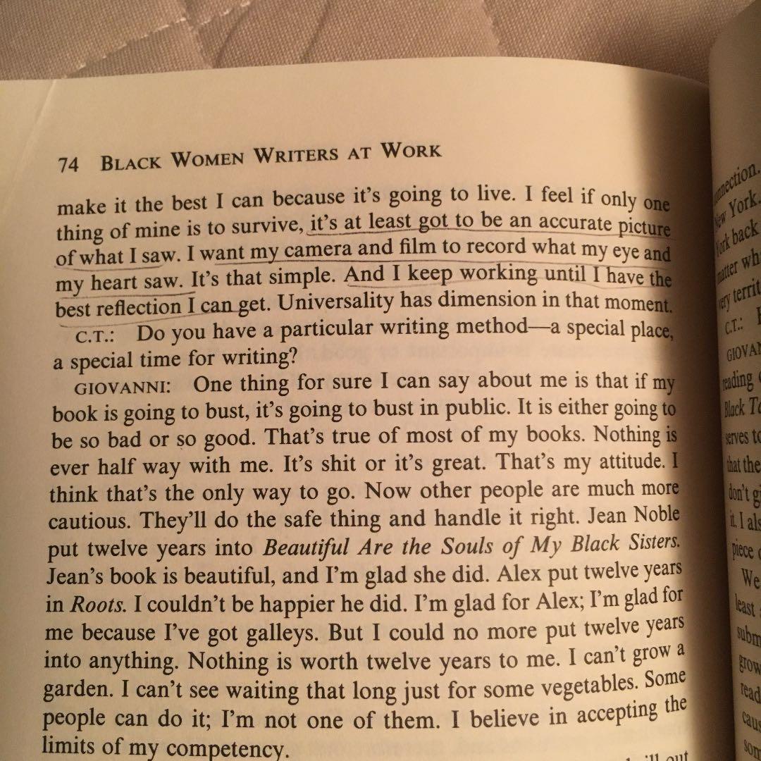 洋書 Black Women Writers at Work by Tate