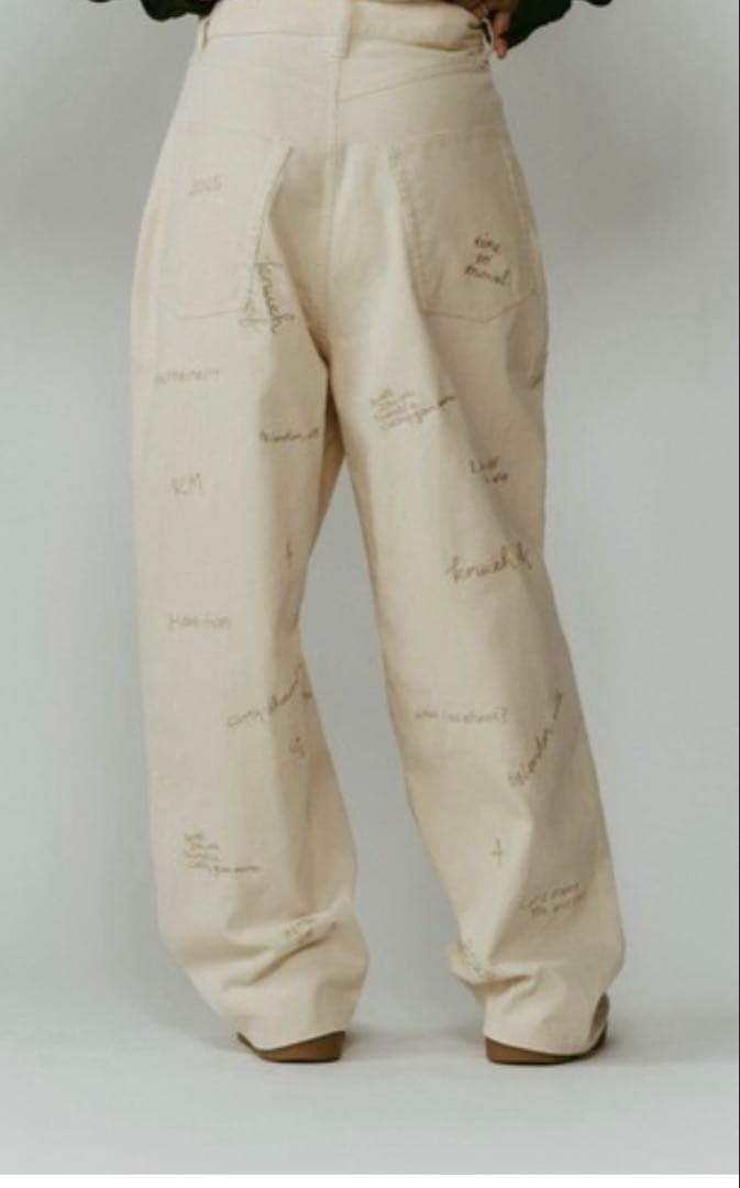 未使用^_^knuthmarf★刺繍コーデュロイパンツ