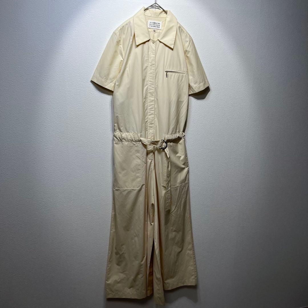 希少 メゾンマルジェラ 上質 ベルテッドデザイン オールインワン ジャンプスーツ