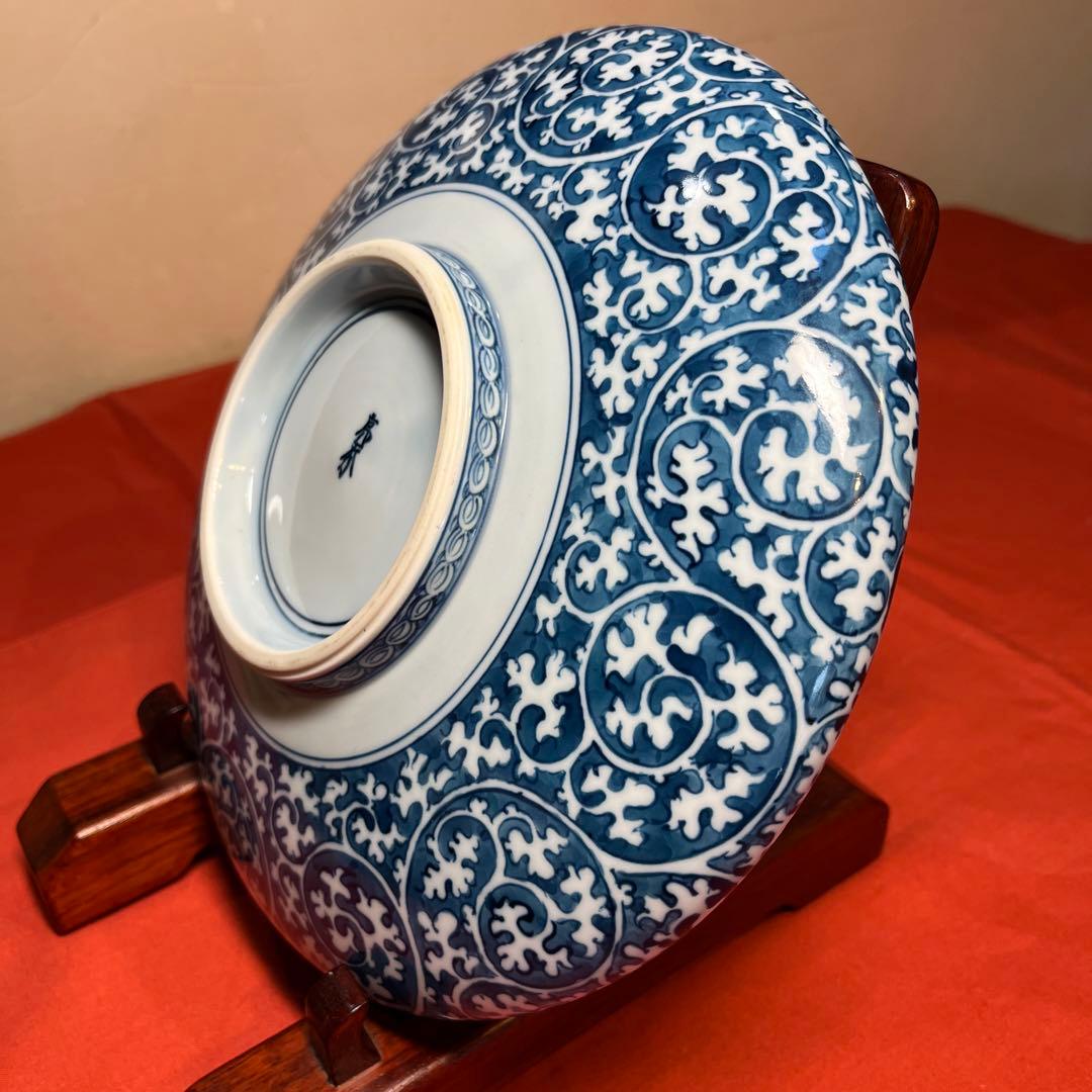 亮秀窯「蛸唐草大皿」