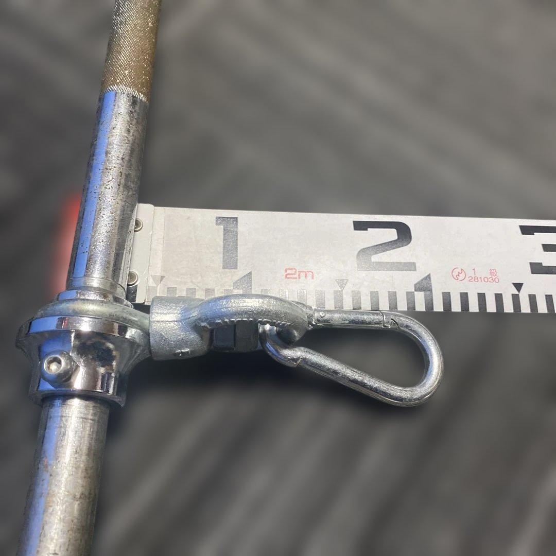 Ｔバーローセット。 バーベルプレート付き