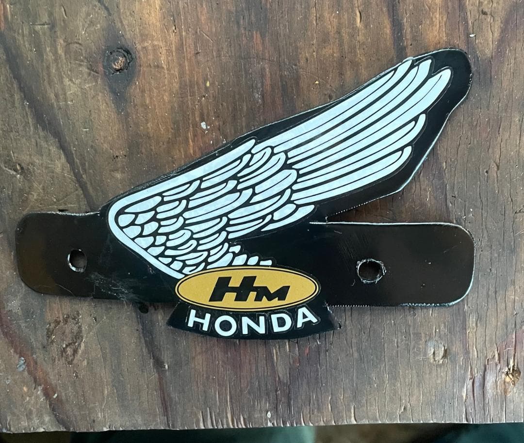 HONDA 汎用タンク ワンオフアルミエンブレム