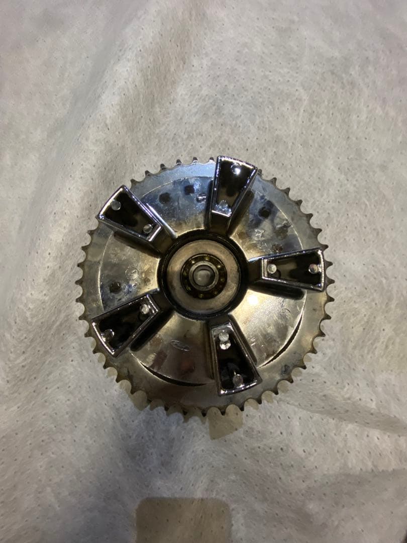 cbx400fスプロケット 金属製 多角形メッキ
