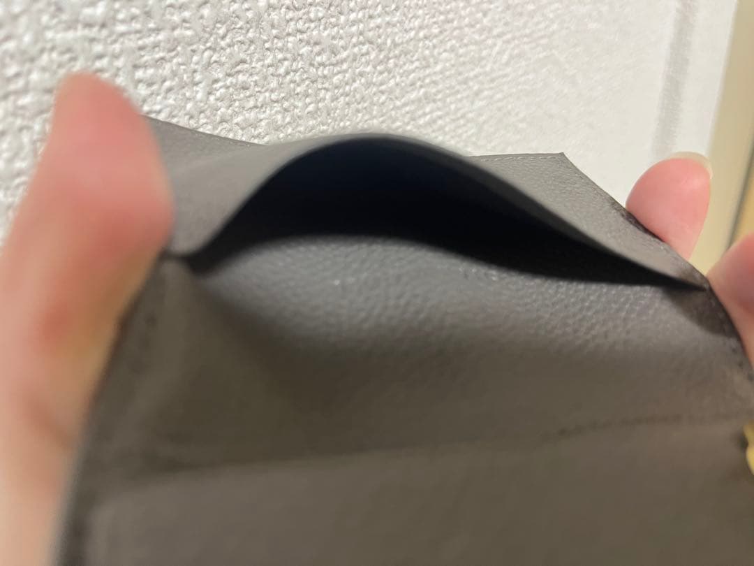 Saint Laurent グレー レザー キーケース