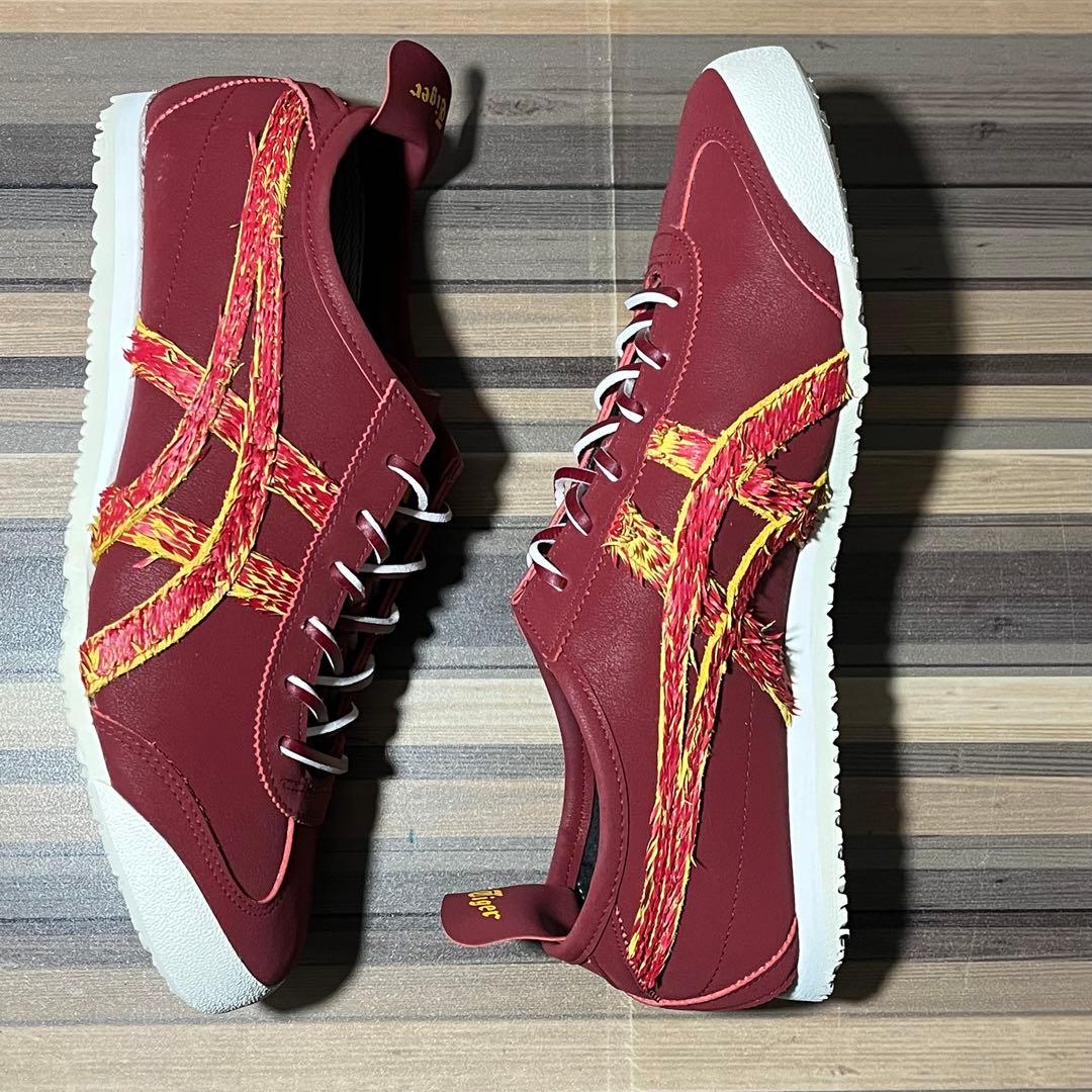 オニツカタイガー メキシコ66 レッド イエロー 24.5cm