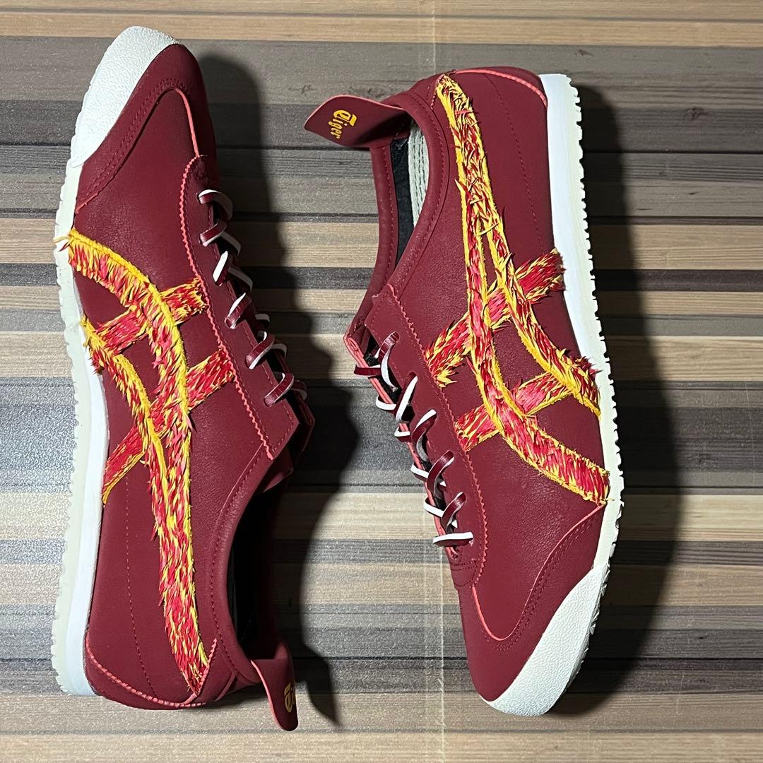 オニツカタイガー メキシコ66 レッド イエロー 24.5cm