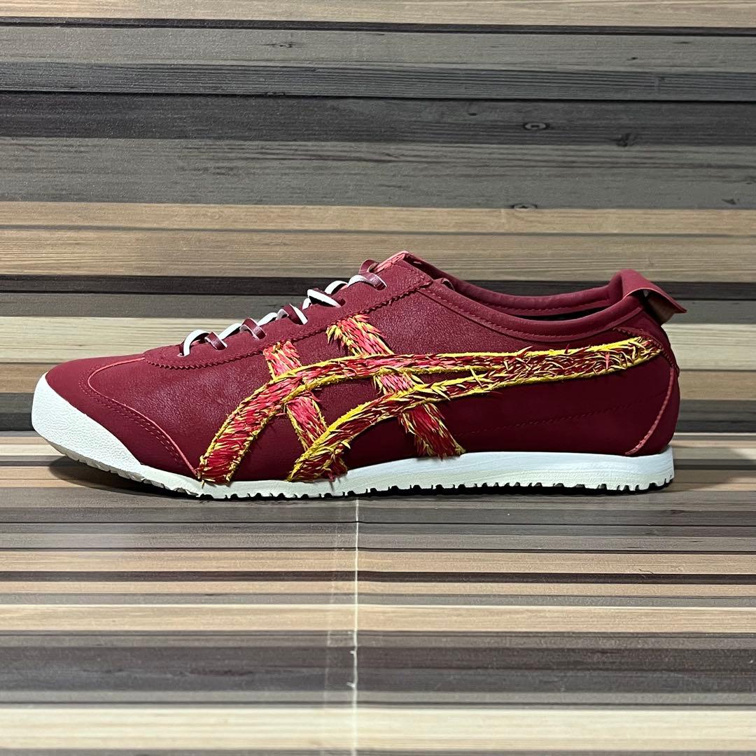 オニツカタイガー メキシコ66 レッド イエロー 24.5cm