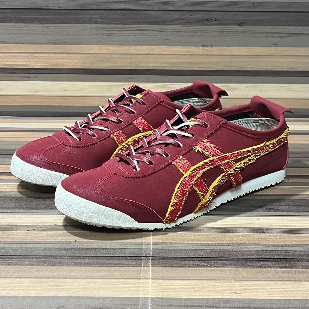 オニツカタイガー メキシコ66 レッド イエロー 24.5cm