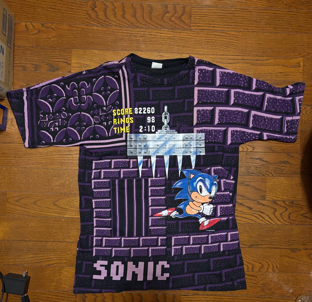 【超希少！！値下げ可！！】ソニックザヘッジホッグ Tシャツ 90s
