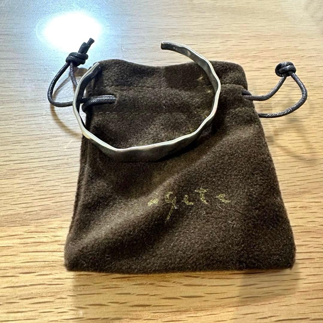 アガット　バングル　シルバー　silver spoon 美品