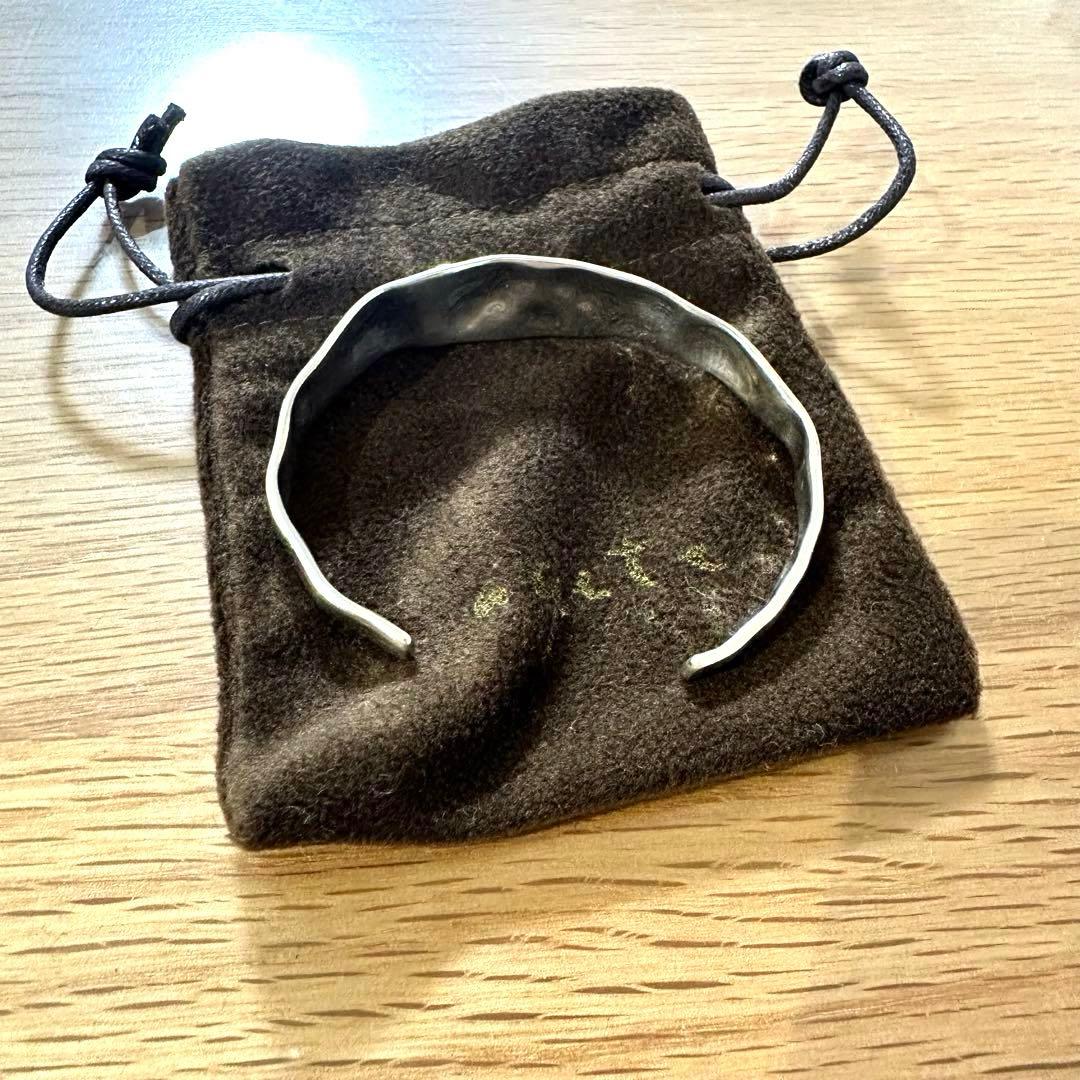 アガット　バングル　シルバー　silver spoon 美品