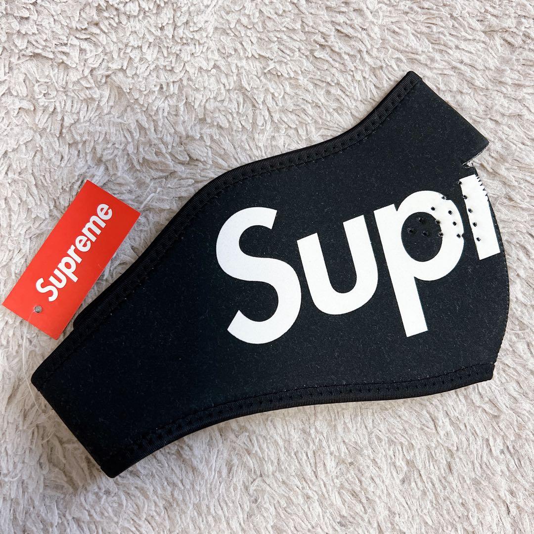 Supreme フェイスマスク　スノーボード　スキー　ブラック フェイスガード