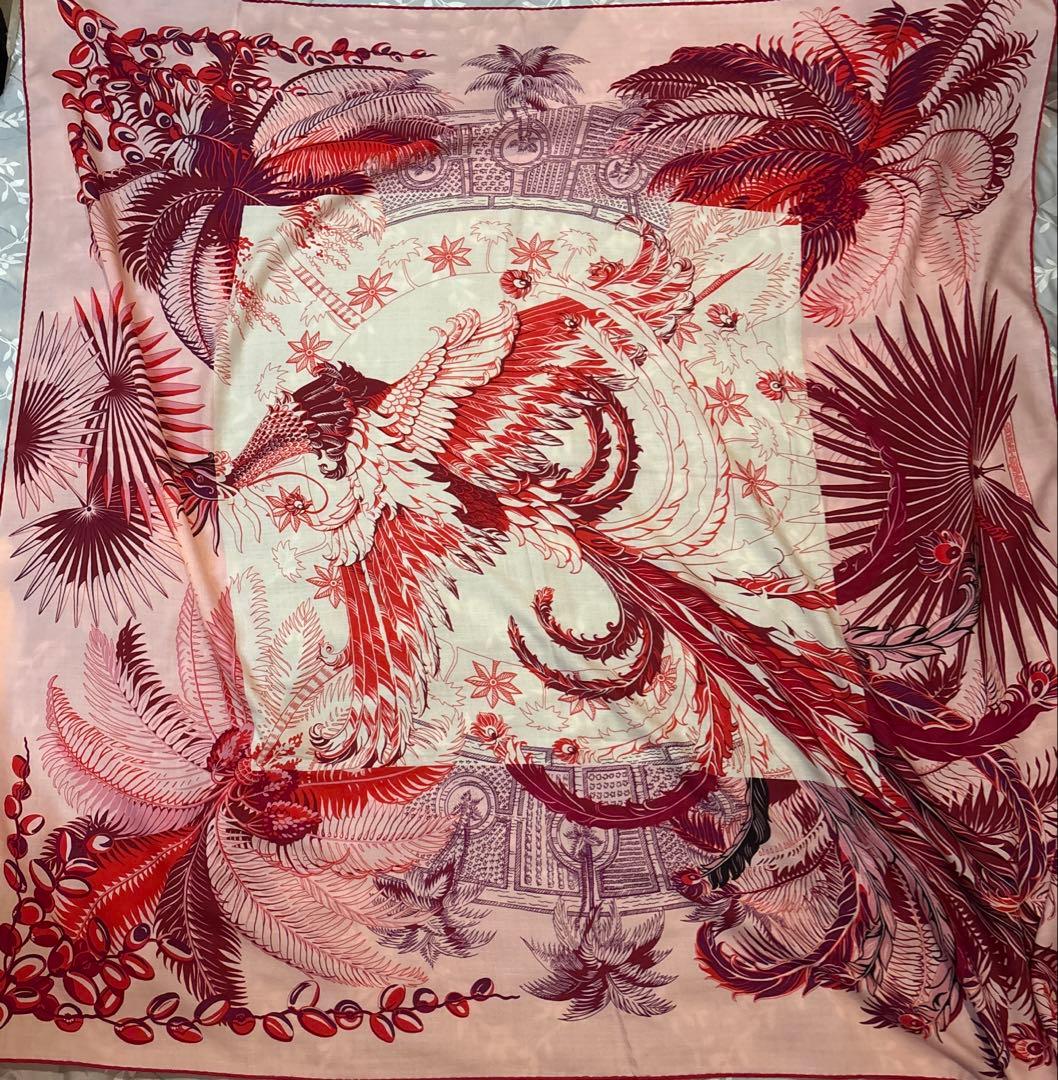 エルメス　カレ140 カシシル　カレジェアン　不死鳥の神話　名作希少柄