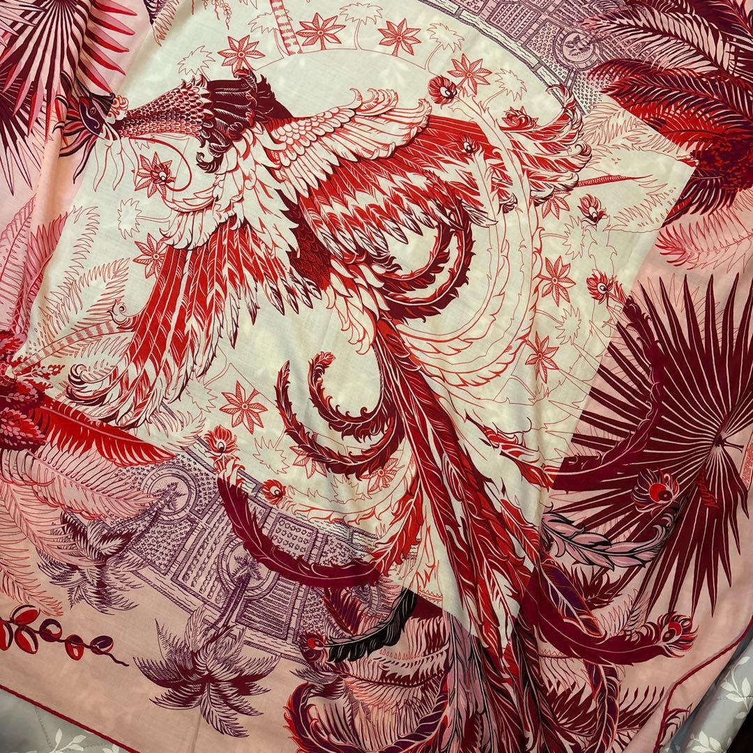 エルメス　カレ140 カシシル　カレジェアン　不死鳥の神話　名作希少柄