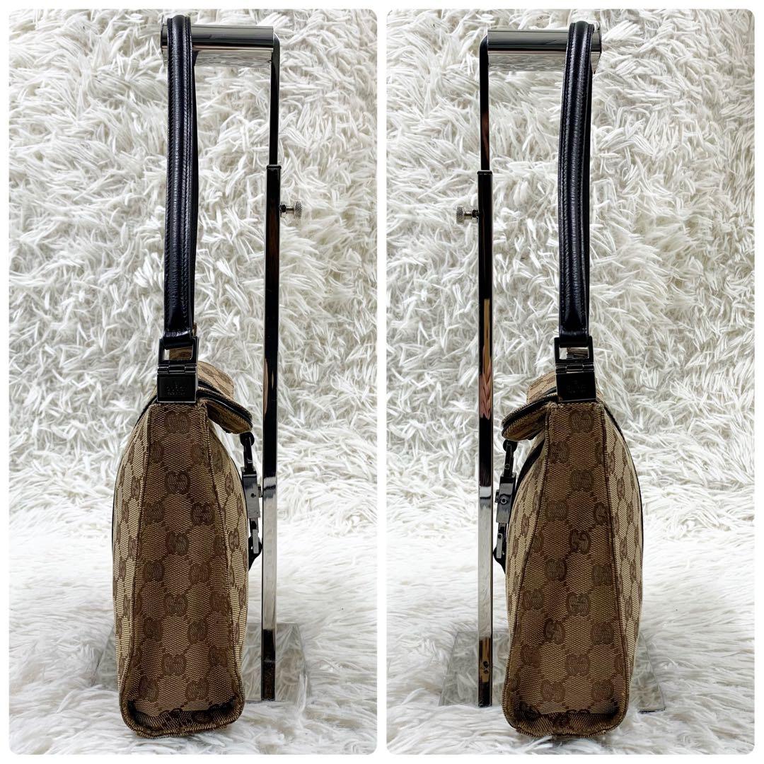 【✨極美品✨】グッチ ワンショルダーバッグ ジャッキー GGキャンバス ベージュ