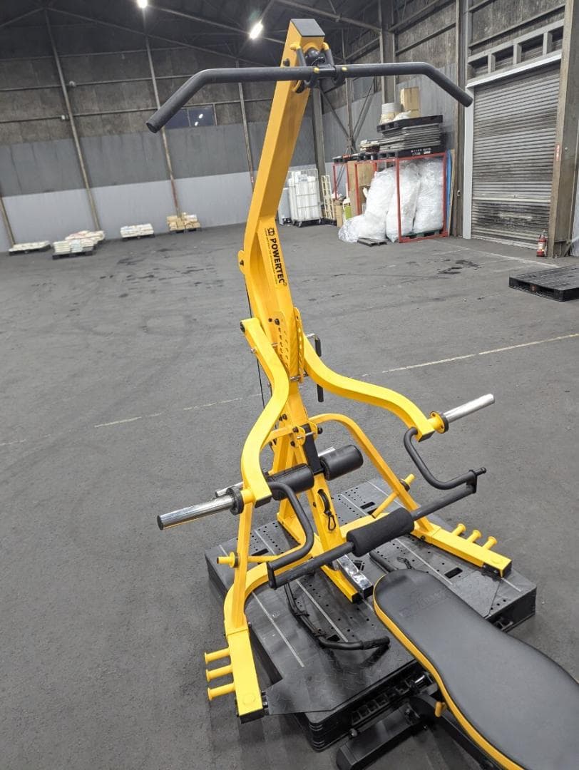 POWERTEC　レバレッジ WB-LS20　ベンチ＆フライ＆レッグ付