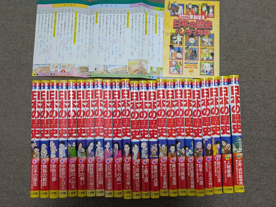 小学館 日本の歴史 全23冊＋世界の歴史 全17冊