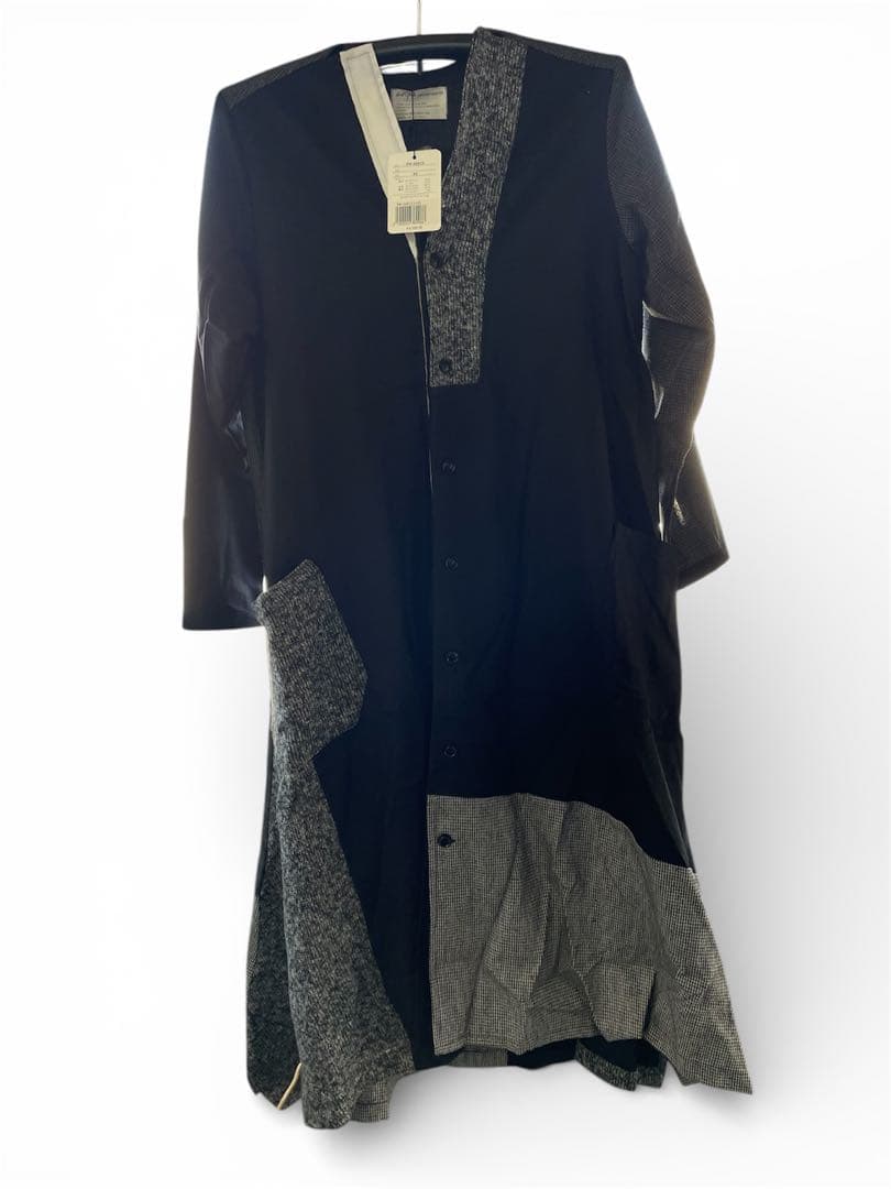 タグ付き新品未使用　アンティ異素材ロングコート　レア　デシグアル好きな方にも