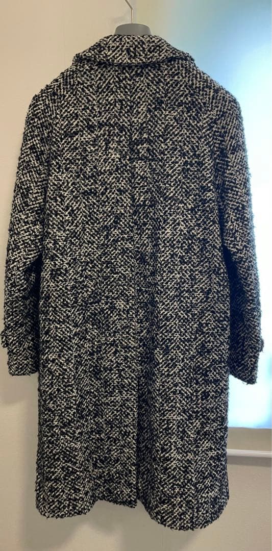 ZARA ツイード ダブルブレストコート EUR 38