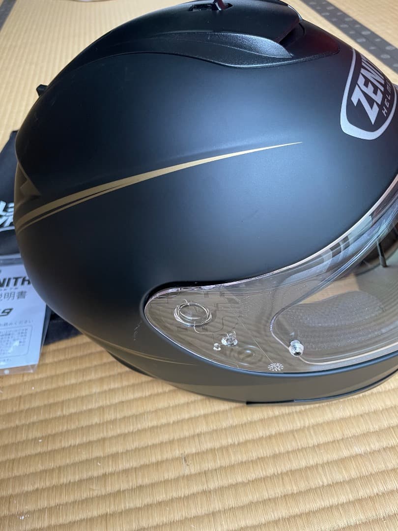 【10時間程度使用】ヤマハ　フルフェイス YF-9 　マットブラック　L