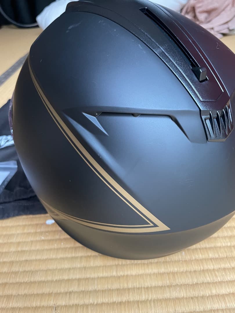 【10時間程度使用】ヤマハ　フルフェイス YF-9 　マットブラック　L