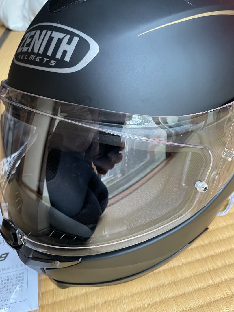 【10時間程度使用】ヤマハ　フルフェイス YF-9 　マットブラック　L