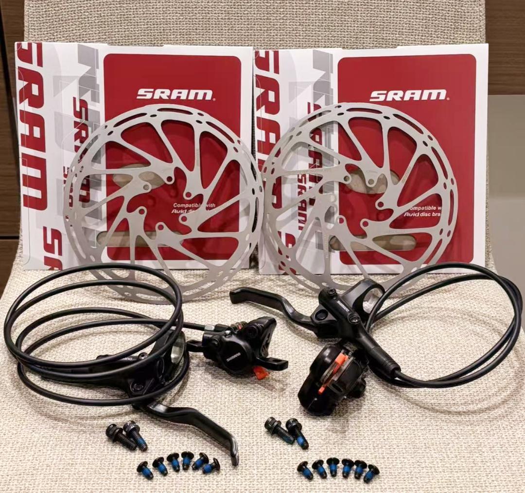 MT200油圧ブレーキ+SRAM160mmローター２枚