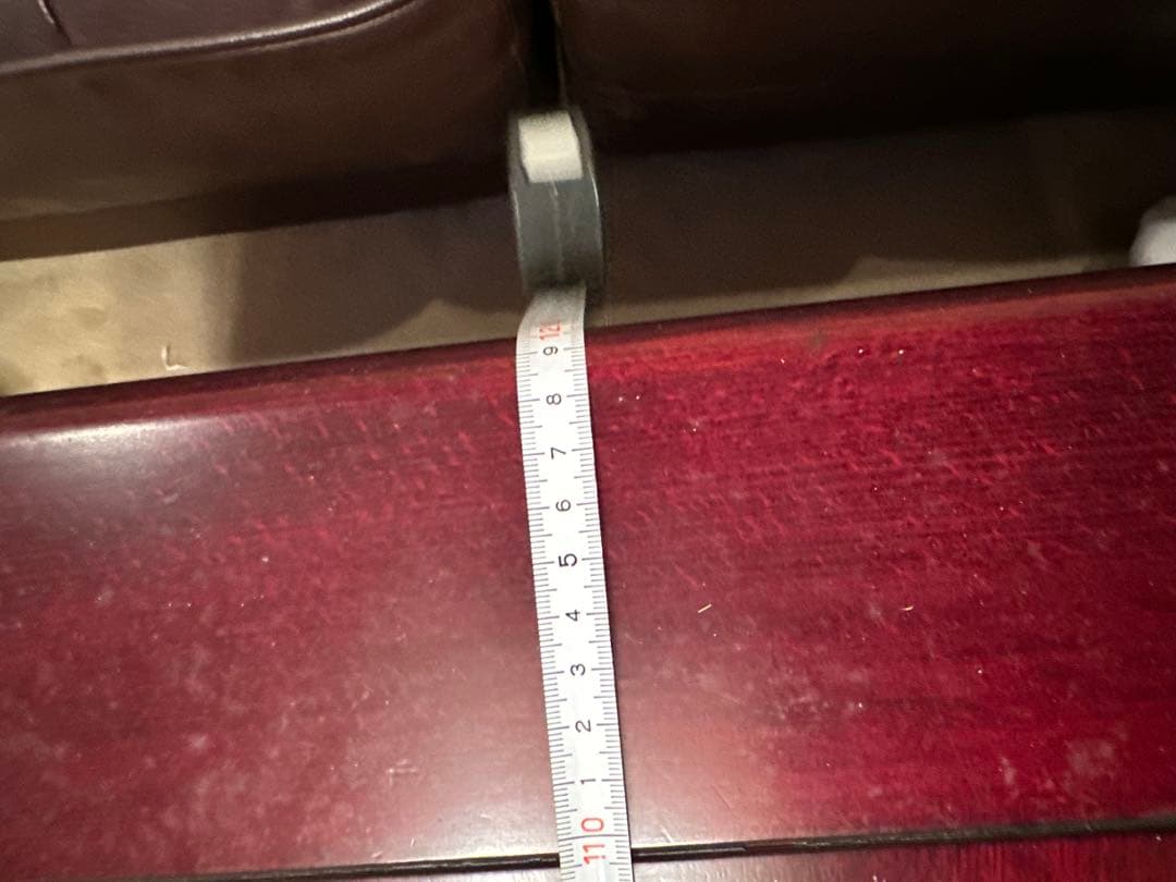 【カリモク！お値下げ！超美品！たのメル便で発送】木製ダークブラウン座卓 収納付き