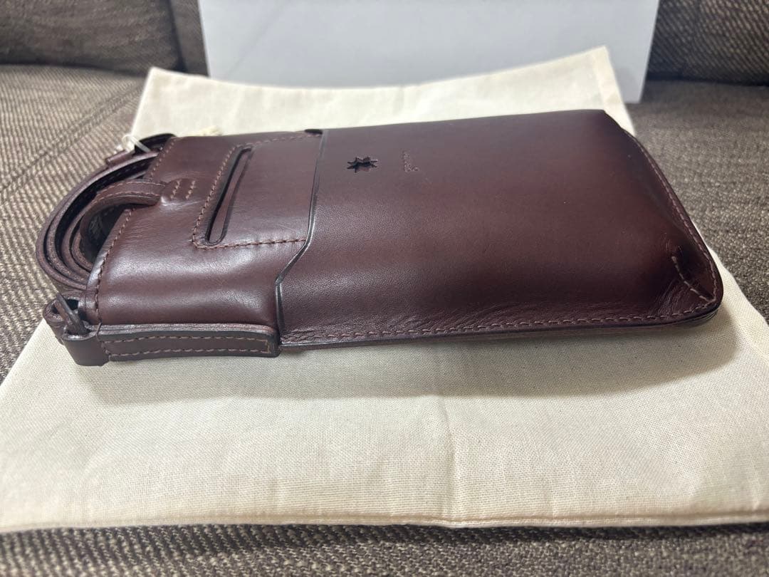 ゲンテン　genten カットワークスマホショルダーバッグ