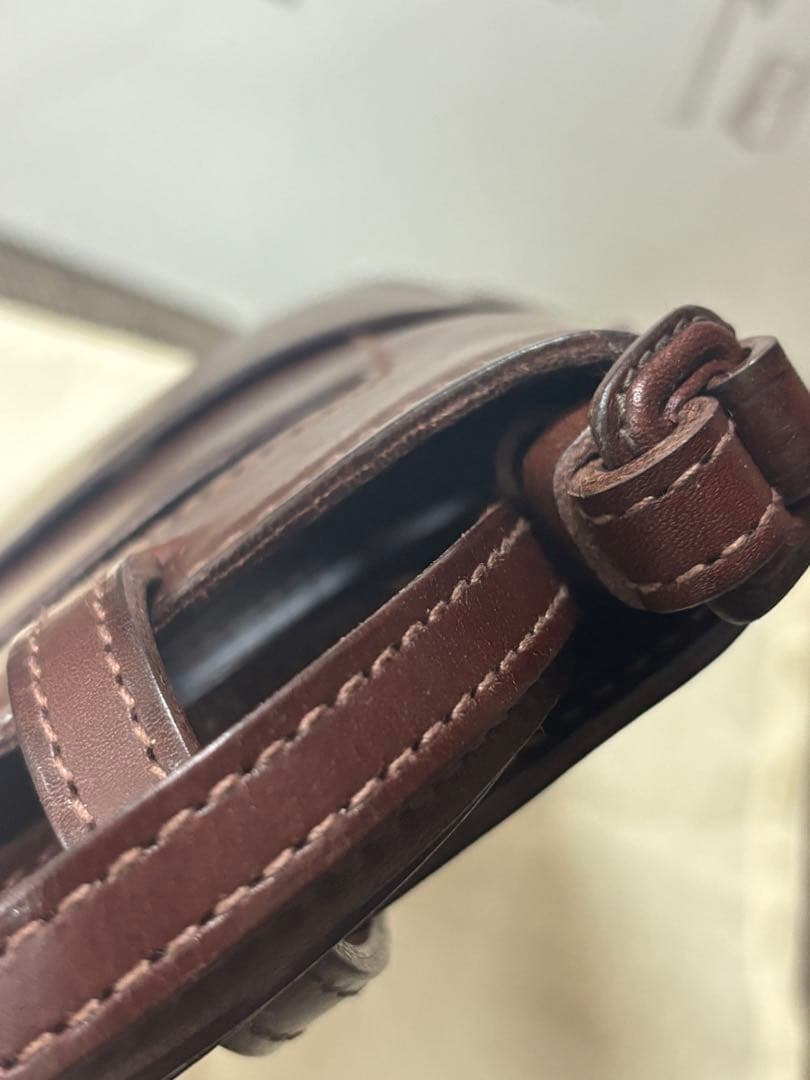 ゲンテン　genten カットワークスマホショルダーバッグ