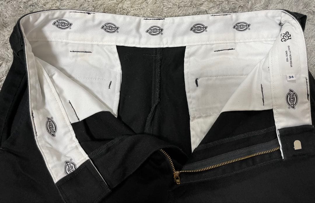 最終値下ロンハーマン別注 ディッキーズ オーガニックコットンワイドフィットパンツ