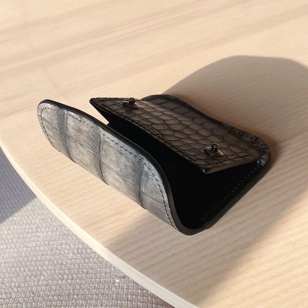 クロコダイル ポロサス 墨染 レジェロ ケース