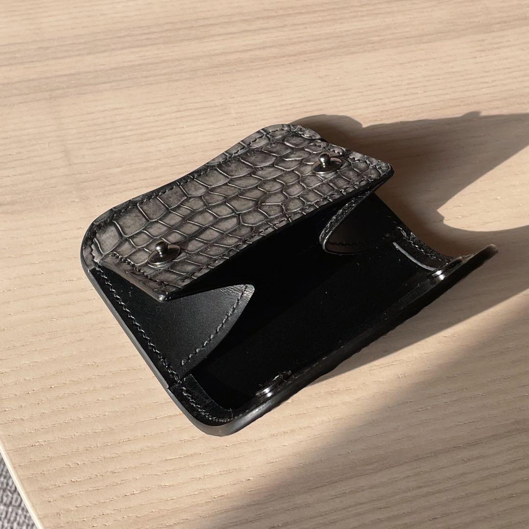 クロコダイル ポロサス 墨染 レジェロ ケース