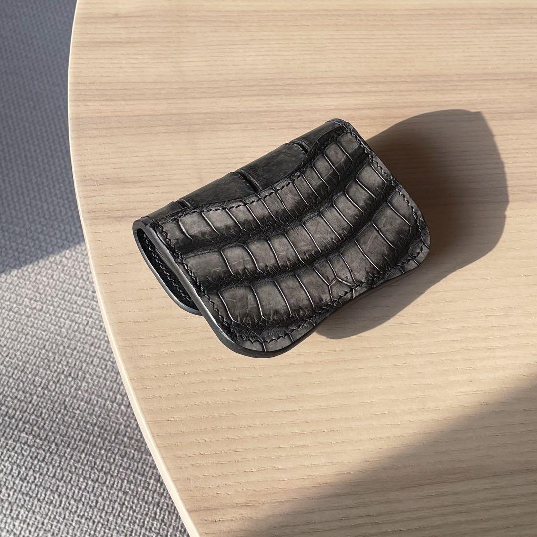 クロコダイル ポロサス 墨染 レジェロ ケース