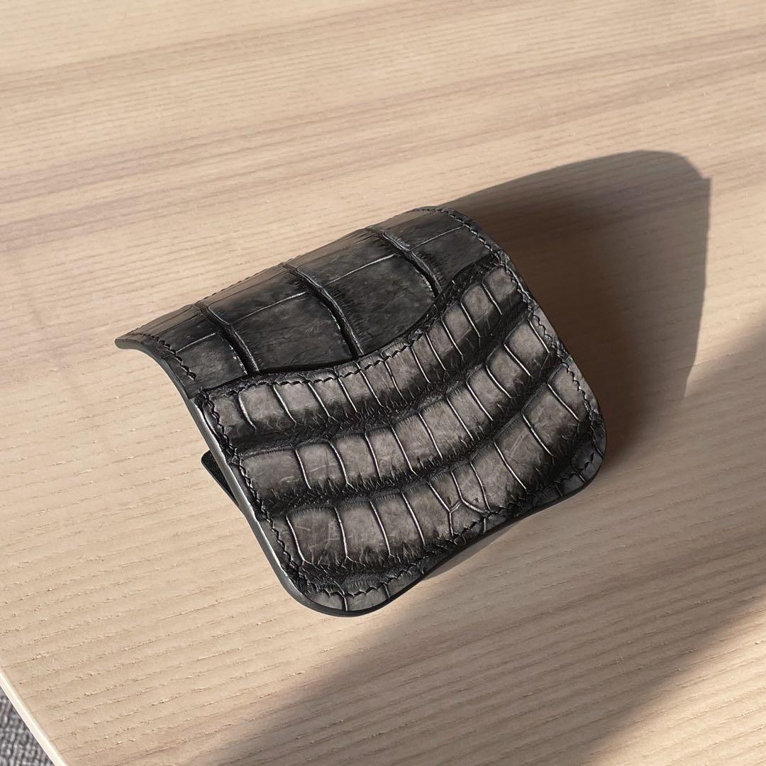 クロコダイル ポロサス 墨染 レジェロ ケース