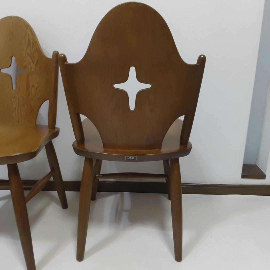 ③ 希少なお品　飛騨の家具　WINDS 太平　ダイニングチェア　チャーチチェア