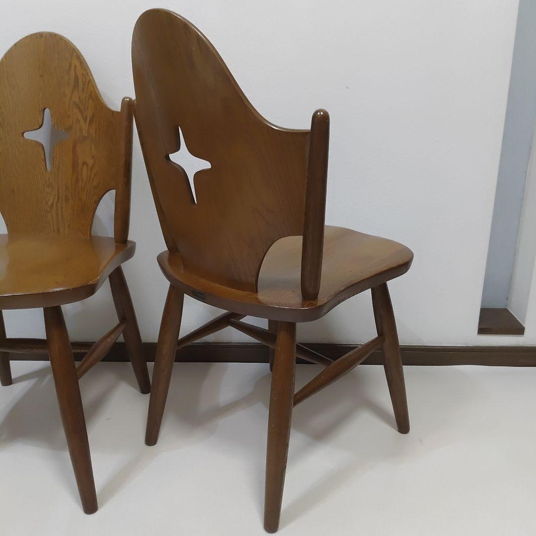 ③ 希少なお品　飛騨の家具　WINDS 太平　ダイニングチェア　チャーチチェア