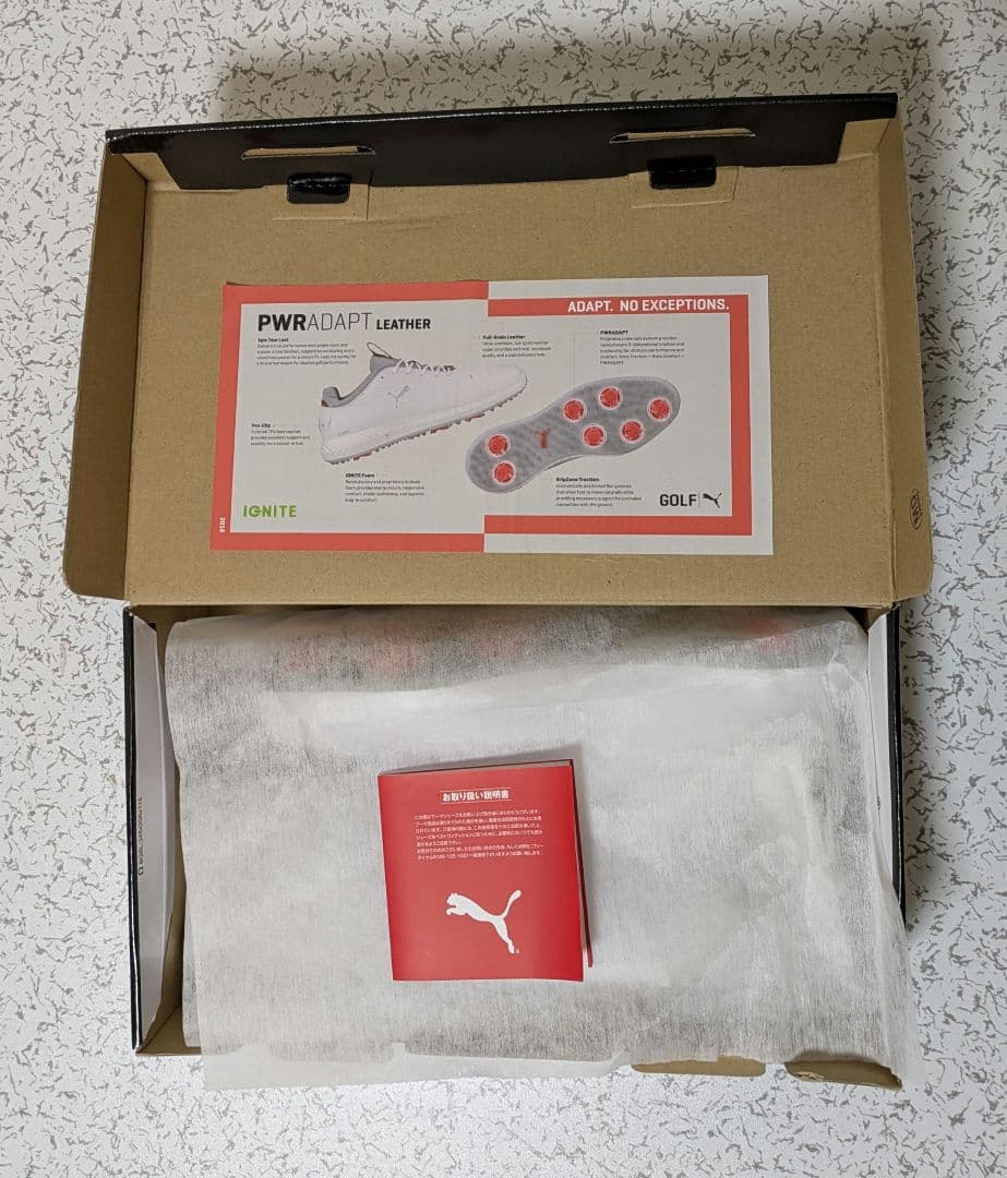 PUMA（プーマ）イグナイト ゴルフシューズ スパイク ホワイト 26cm