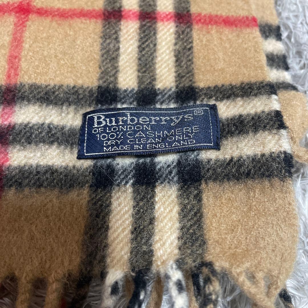 Burberry カシミヤマフラー