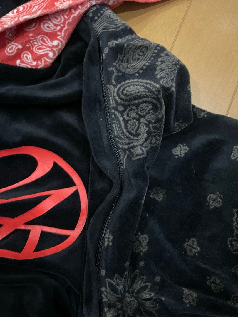 【希少】24karats DIGGERS ベロア セットアップ バンダナ柄 L