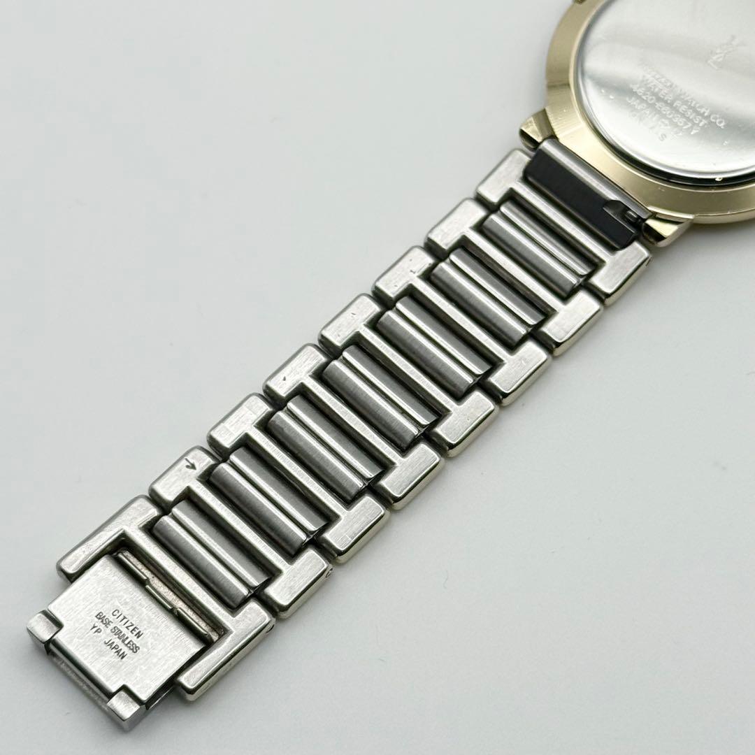 ✨美品・稼働✨サンローラン 腕時計 クォーツ ラウンド コンビ 白文字盤