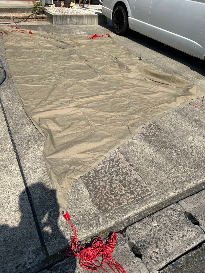 FIELDOOR大型TCタープ、ガイロープ付