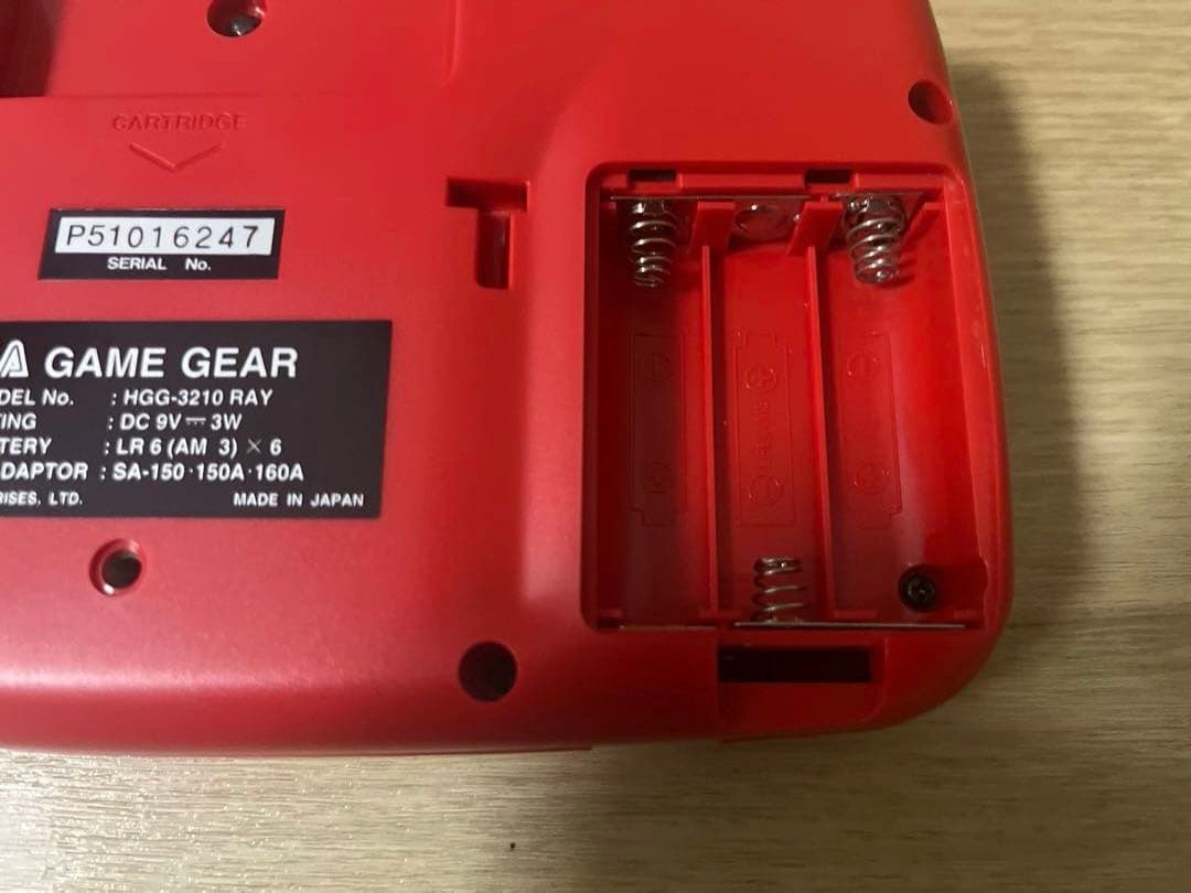 【完品】SEGA GAME GEAR レイアース レッド