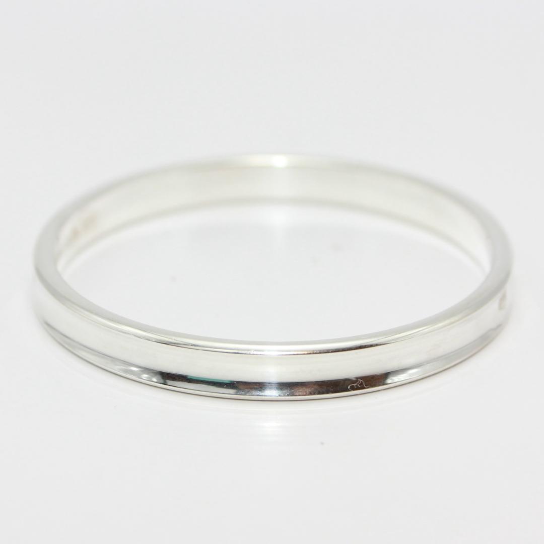 美品 Tiffany&Co. ティファニー 1837 ナロー カフ バングル